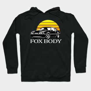 Mustang Foxbody American Fox body stang Muscle classic Car 5.0L Hoodie